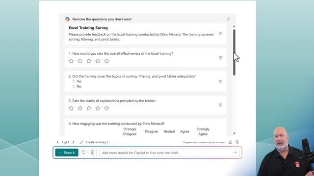 Copilot in MS Forms: Can it create Efficient and Insightful Surveys?