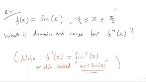 40. HOW DO YOU CALCULATE DOMAIN AND RANGE OF INVERSE FUNCTIONS? (A-level Maths, Pure Maths Video 40