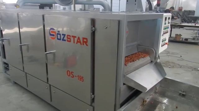 OS - 195 Belt Type Roasting Machine / OS - 195 Машина для обжарки ленточного типа