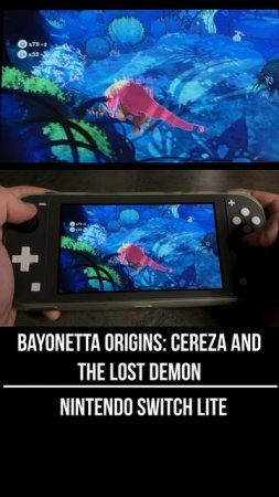 Bayonetta Origins Cereza and the Lost Demon Nintendo Switch Lite Gameplay