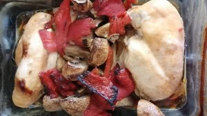 Куриная Грудка запеченная в СОЕВОМ СОУСЕ с Грибами