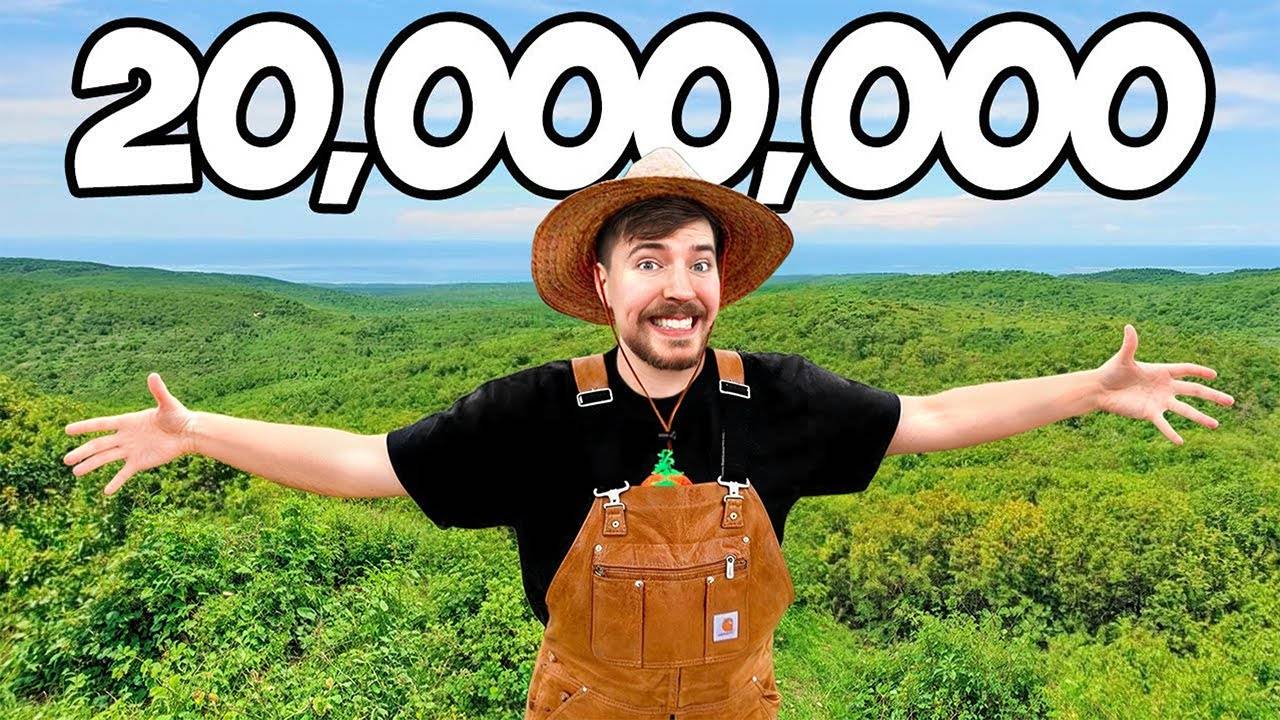 Посадил 20,000,000 Деревьев, Мой мега Проект! (MrBeast | Мистер Бист)