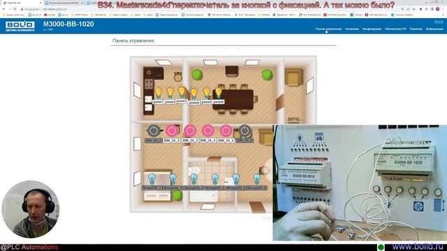 В35.М3000-ВВ-1020 с мастер-выключателем. Встроенная логика. "сухой" контакт смотреть онлайн