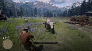 Red Dead Redemption 2 attraper un Taureau