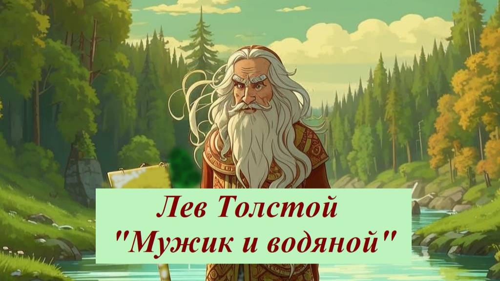 Аудиокнига-диафильм. Л.Н. Толстой. "Мужик и водяной". Басня. смотреть онлайн