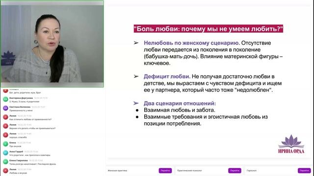 Боль любви: почему мы не умеем любить. Ирина Орда