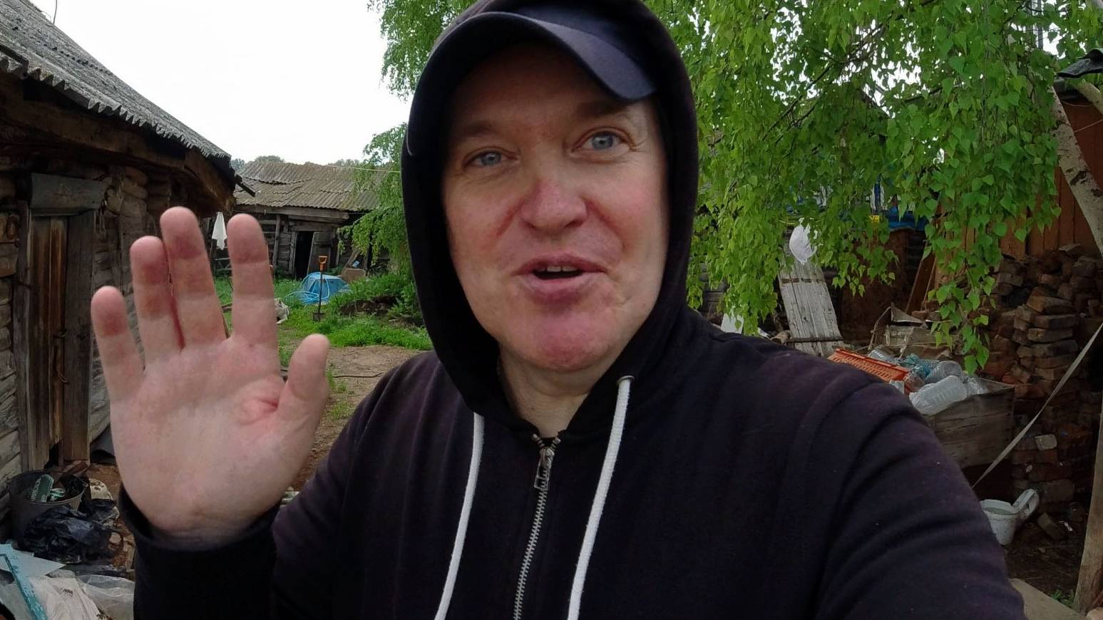 Дом в Деревне и Рыбалка почти сутки на Реке Сок за Сомом и Голавлем смотреть онлайн