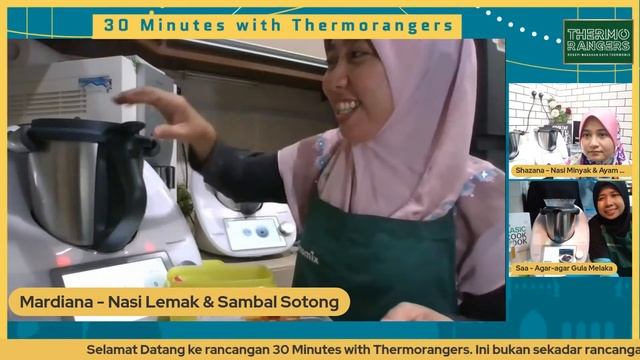 30 Minutes with Thermorangers - Nasi Lemak, Sambal Sotong, Nasi Minyak, Ayam Masak Bali & Agar-agar смотреть онлайн