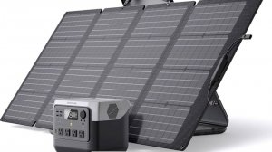 Первое подключение станции Eco Flow River 2 Pro к солнечной панели без контроллера.
