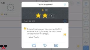 Euclidea 5.8 epsilon 8 All star solution