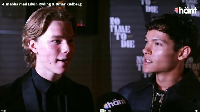 Quick4 with Omar Rudberg and Edvin Ryding - James Bond premiere in Stockholm 29/09/2021 eng subs смотреть онлайн