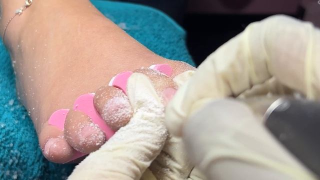 HOW TO DO ACRYLIC TOES | ACRYLIC OVERLAY 💘 смотреть онлайн