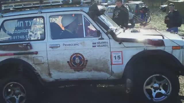У Нивы полетели гранаты Offroad джип-триал, г. Салават