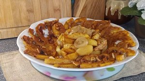 Картофель и тыква в духовке