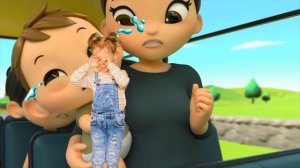 Колёса у автобуса.  Wheels On The Bus. Детские песни. Детские мультики.