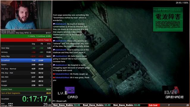 Speedruns and Politics || Metal Gear Solid Any% EMU V.Easy смотреть онлайн