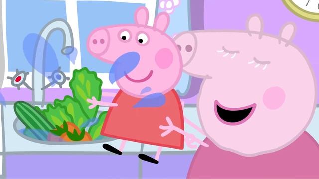 Свинка Пеппа обед смотреть онлайн