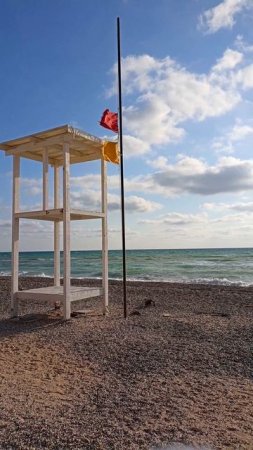 На берегу моря можно найти самые сокровенные мысли и чувства... Евпатория. Крым.