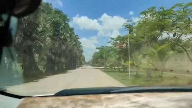 Driving to buy coffee Cambodia local market | Mister ASMR | No talking mukbang | Hiding face mukban