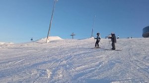 Кировск, горнолыжка, первый спуск 04.02.2025