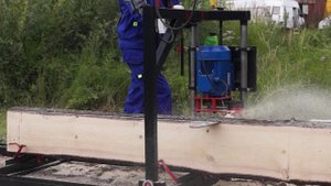 Пилорама Электрическая Шинная 5.5 кВт (с редуктором) 380V
