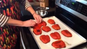 Diaries Of A Dietitian How To Roast And Freeze Red Peppers