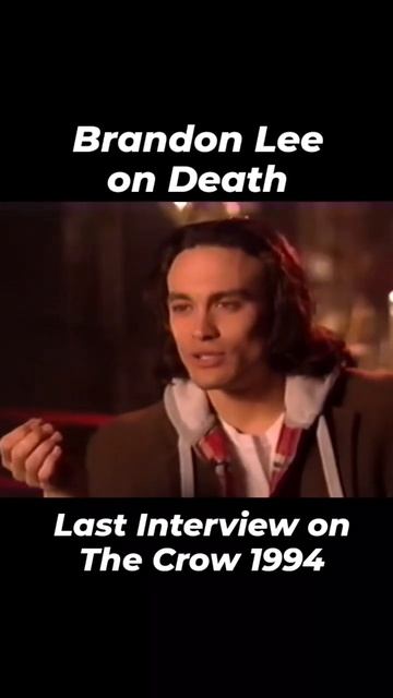 Brandon Lee on Death. Last interview on the set of The Crow 1994 🙏#brandonlee #thecrow смотреть онлайн