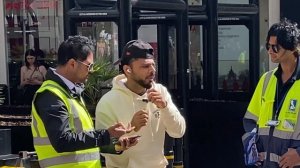 Asking address and then start dancing prank