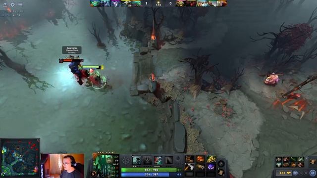#28. Wraith King БЕЗ СМЕРТЕЙ против НЕЧЕСТНЫХ БОТОВ [Dota 2]