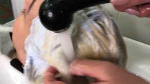 Тотал блонд. Безопасное осветление поврежденных волос. Осветляем сильно отросшие корни и рыжую длину