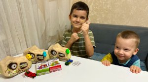 Новинки КБ красное белое сюрприз завр, машинки, конструктор беговел