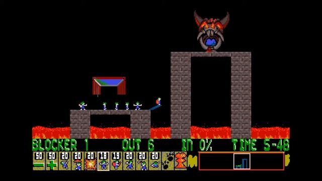 Lemmings Plus I - Part 1 - Mild Rank Levels 1-30 смотреть онлайн