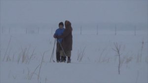 Деревенские бабушки пенсионерки устроили зимой "соревнования" на лыжах. Победила дружба и ЗОЖ  🎿🎿