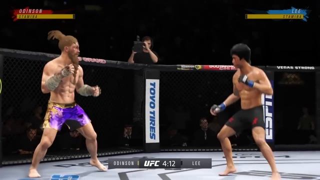 BRUCE LEE VS THOR ODINSON 😱🔥😰*OMG* (EA SPORTS UFC 4) UFC KNOCKOUTS | BRUCE LEE FIGHT | UFC 2023 смотреть онлайн