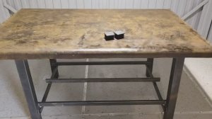 Сварочный стол_верстак своими руками из профильных труб и толстого стального листа.