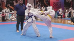 Каратэ соревнования: Дудин Доминик-1 бой/SLOW MO/STRUIN DOJO