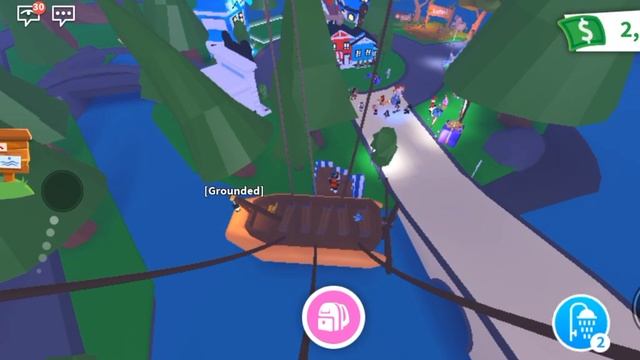 Играю в Adopt me! Прокачиваю Летучую рыбу для подруги! смотреть онлайн