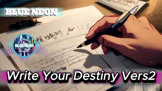 BLUE NEON Write Your Destiny Vers2 #blue #remix #cyberpunkvisuals #neonvibes #music смотреть онлайн