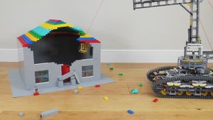 Разрушаем дом из конструктора LEGO! | Destroying a LEGO House!