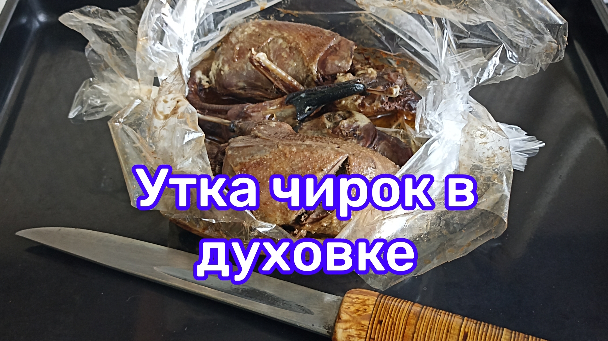 Утка чирок в духовке