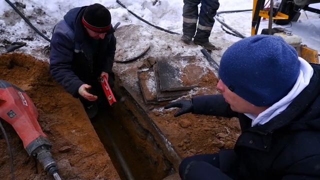 Прокладка трубопровода Кротом | Пневмопробойник ИП-250/130