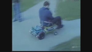 Аккумуляторная самодельная электротележка - мод. 3