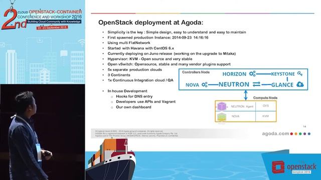 OpenStack in a Large Scale Production Deployment - Sharkrit Impat