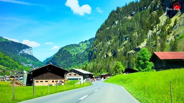 🇨🇭Поездка в Швейцарии _ Швейцарская деревня Штехельберг и Лаутербруннен | Горная долина