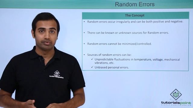 Class 11th – Accuracy, Precision and Error | Units and Dimensions | Tutorials Point