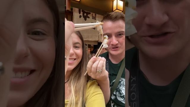 Eating the most deadly fish in the world! #fugu #pufferfish #travelcouple #japantravel #osaka смотреть онлайн