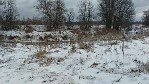 сново выпал снег