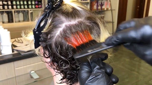 Осветление и тонирование волос в цвет Солнечная Осень / Sunny Autumn смотреть онлайн