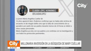 Millonaria pérdida de recursos para el Distrito tras falso rapto de Mary Cuéllar | CityTv