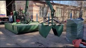 Мини земснаряд Нептун-5. Откачка ила. Очистка водоёма. Земснаряд для чистки водоёма.